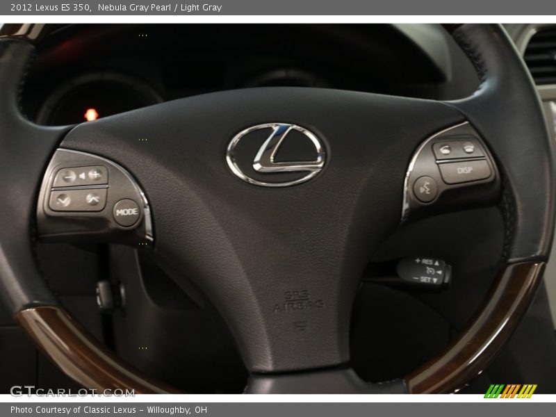 Nebula Gray Pearl / Light Gray 2012 Lexus ES 350