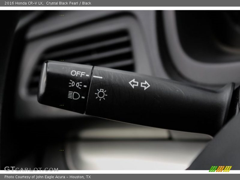 Crystal Black Pearl / Black 2016 Honda CR-V LX