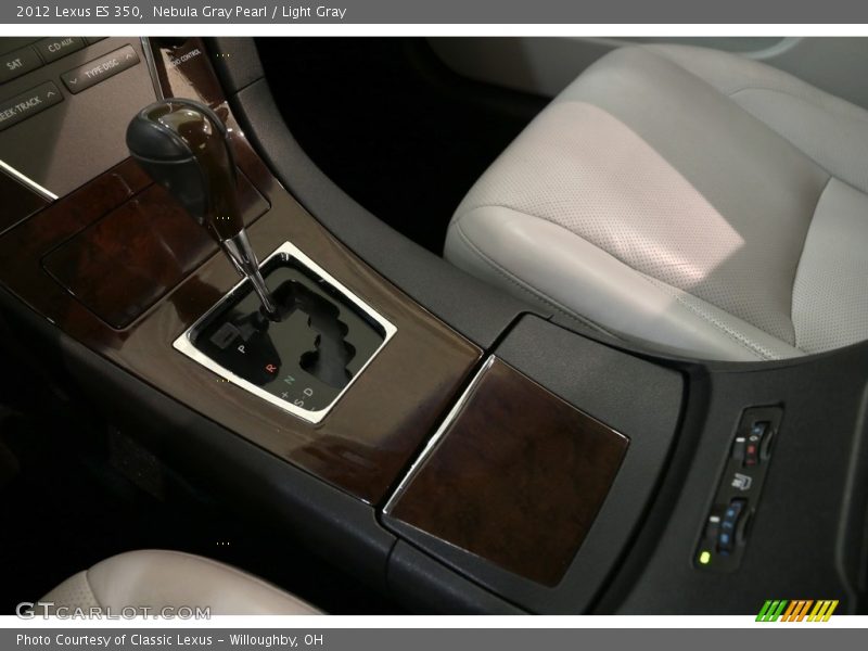 Nebula Gray Pearl / Light Gray 2012 Lexus ES 350