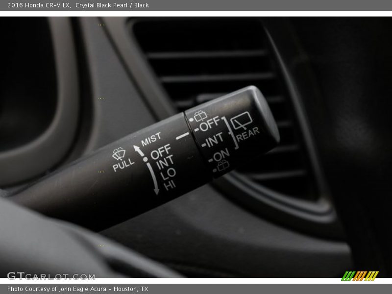 Crystal Black Pearl / Black 2016 Honda CR-V LX