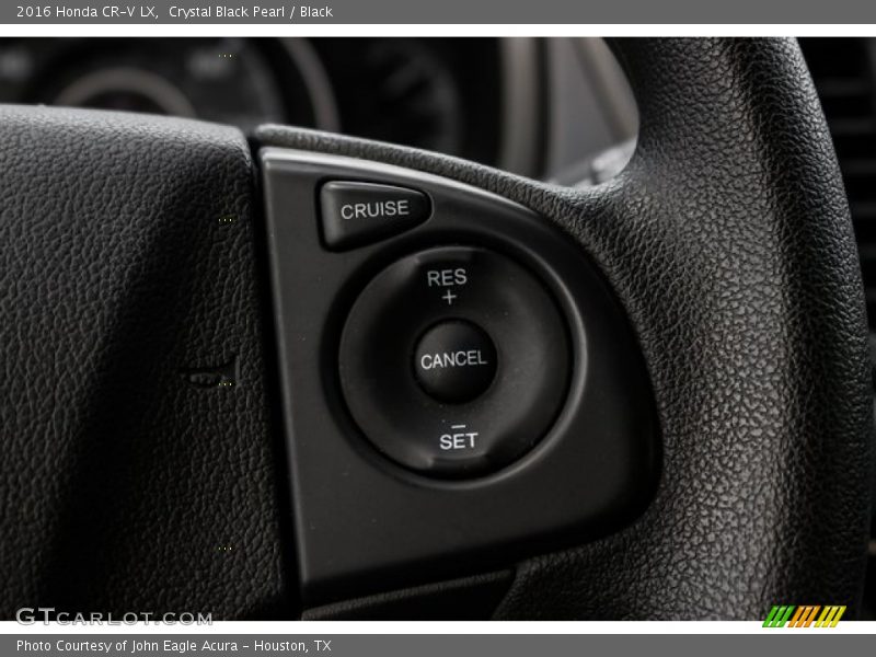 Crystal Black Pearl / Black 2016 Honda CR-V LX