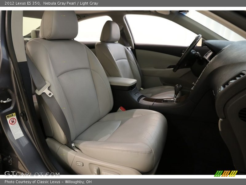 Nebula Gray Pearl / Light Gray 2012 Lexus ES 350