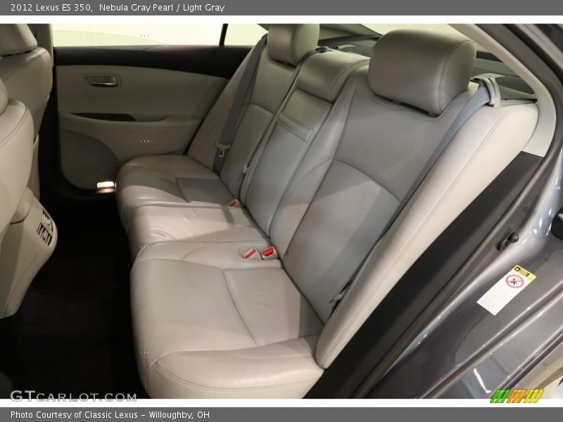 Nebula Gray Pearl / Light Gray 2012 Lexus ES 350