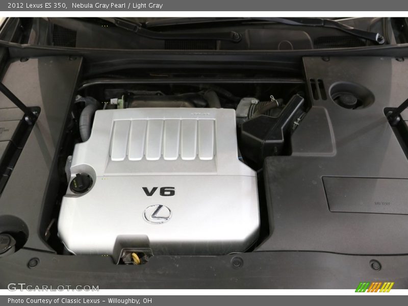 Nebula Gray Pearl / Light Gray 2012 Lexus ES 350