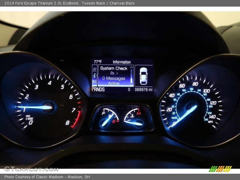 Tuxedo Black / Charcoal Black 2014 Ford Escape Titanium 2.0L EcoBoost