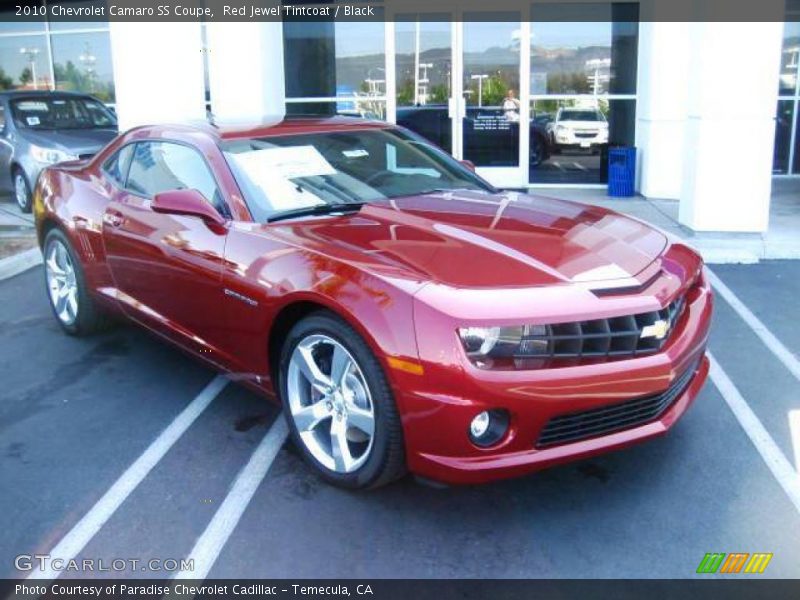 Red Jewel Tintcoat / Black 2010 Chevrolet Camaro SS Coupe