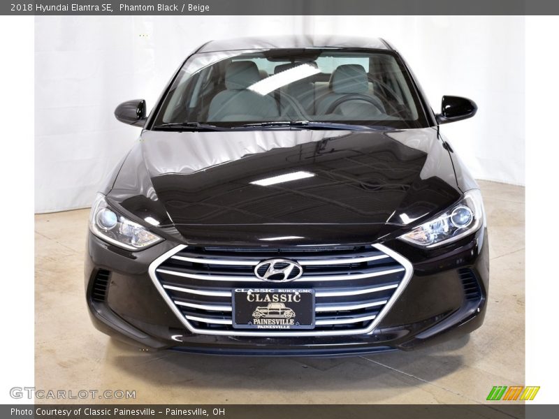 Phantom Black / Beige 2018 Hyundai Elantra SE