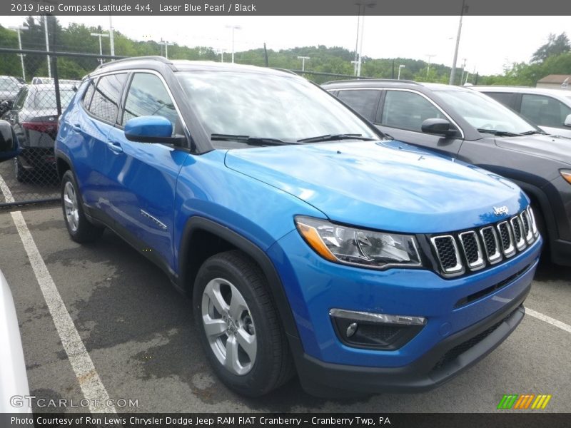 Laser Blue Pearl / Black 2019 Jeep Compass Latitude 4x4