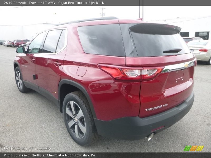 Cajun Red Tintcoat / Jet Black 2019 Chevrolet Traverse LT AWD