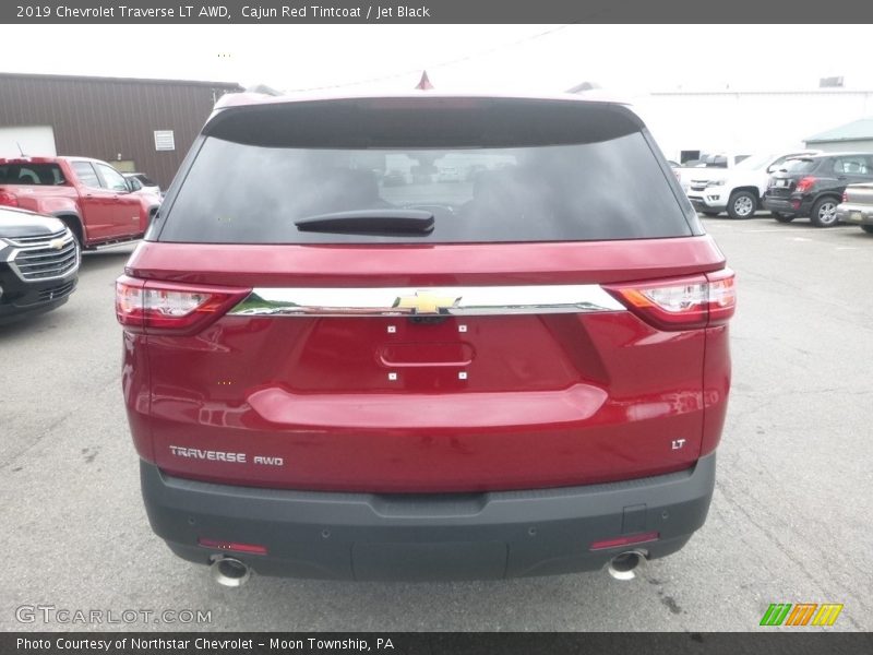 Cajun Red Tintcoat / Jet Black 2019 Chevrolet Traverse LT AWD