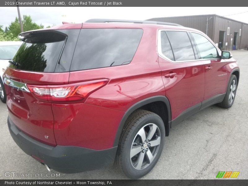 Cajun Red Tintcoat / Jet Black 2019 Chevrolet Traverse LT AWD