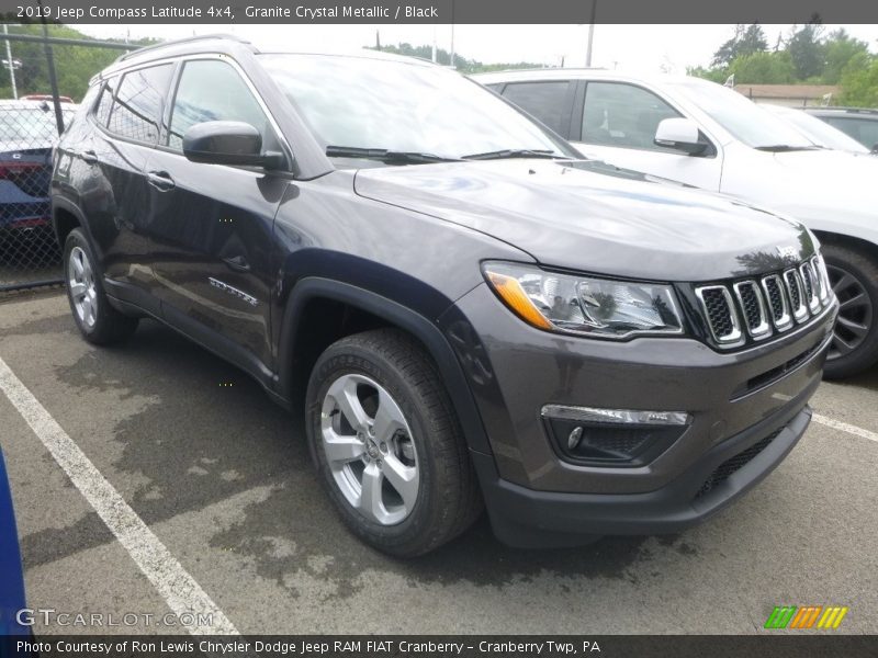 Granite Crystal Metallic / Black 2019 Jeep Compass Latitude 4x4