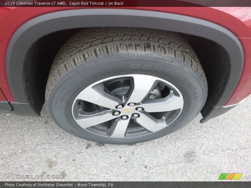 Cajun Red Tintcoat / Jet Black 2019 Chevrolet Traverse LT AWD