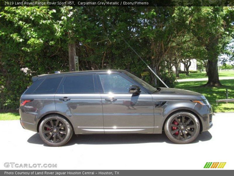 Carpathian Grey Metallic / Ebony/Pimento 2019 Land Rover Range Rover Sport HST