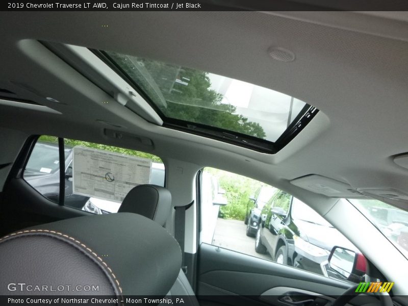 Cajun Red Tintcoat / Jet Black 2019 Chevrolet Traverse LT AWD