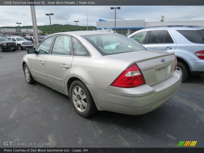 Silver Birch Metallic / Shale Grey 2006 Ford Five Hundred SE