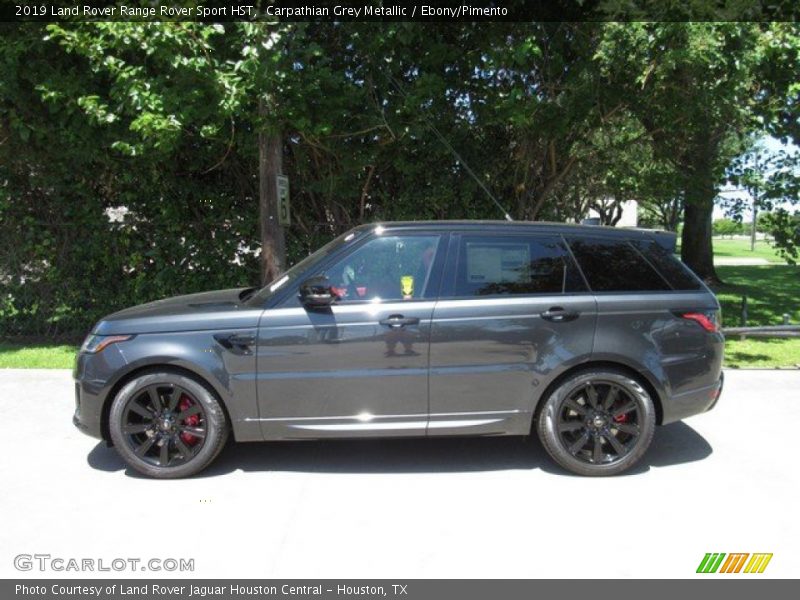 Carpathian Grey Metallic / Ebony/Pimento 2019 Land Rover Range Rover Sport HST
