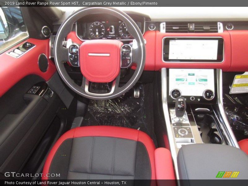Carpathian Grey Metallic / Ebony/Pimento 2019 Land Rover Range Rover Sport HST
