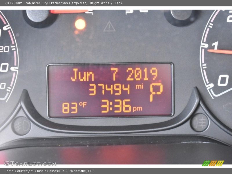 Bright White / Black 2017 Ram ProMaster City Tradesman Cargo Van