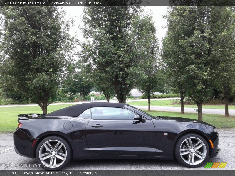 Black / Jet Black 2018 Chevrolet Camaro LT Convertible