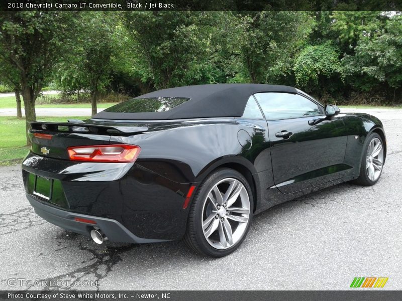 Black / Jet Black 2018 Chevrolet Camaro LT Convertible