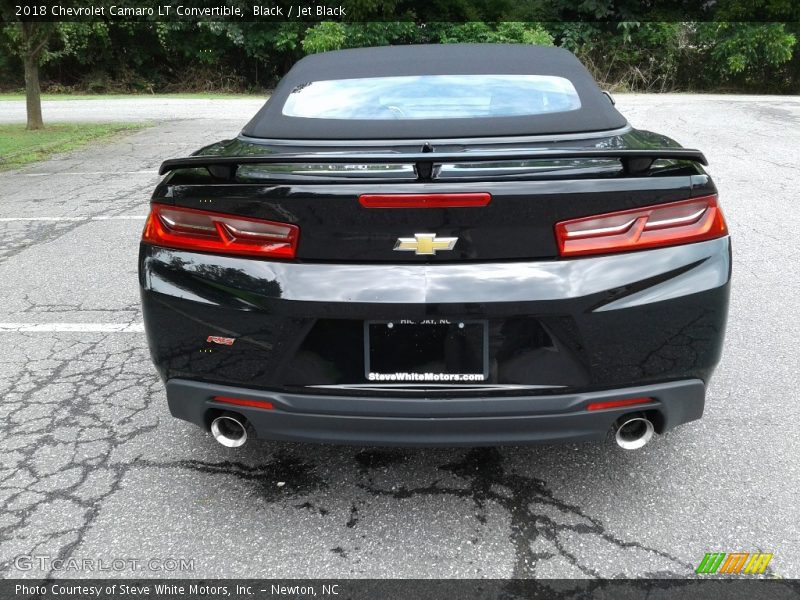 Black / Jet Black 2018 Chevrolet Camaro LT Convertible
