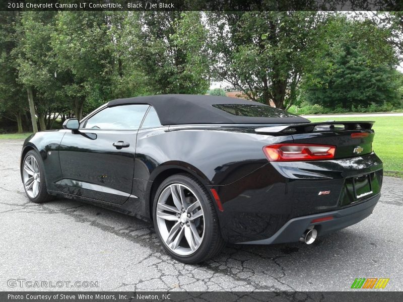 Black / Jet Black 2018 Chevrolet Camaro LT Convertible