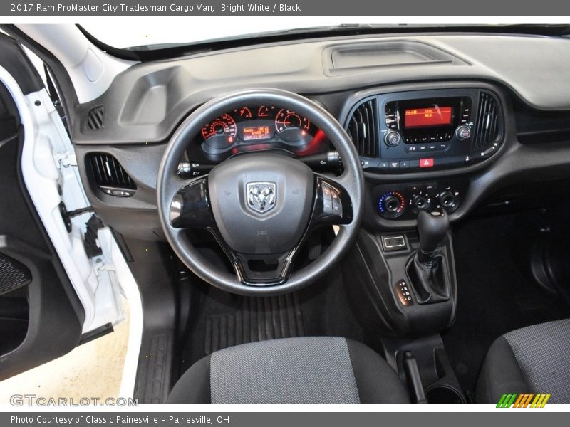 Bright White / Black 2017 Ram ProMaster City Tradesman Cargo Van