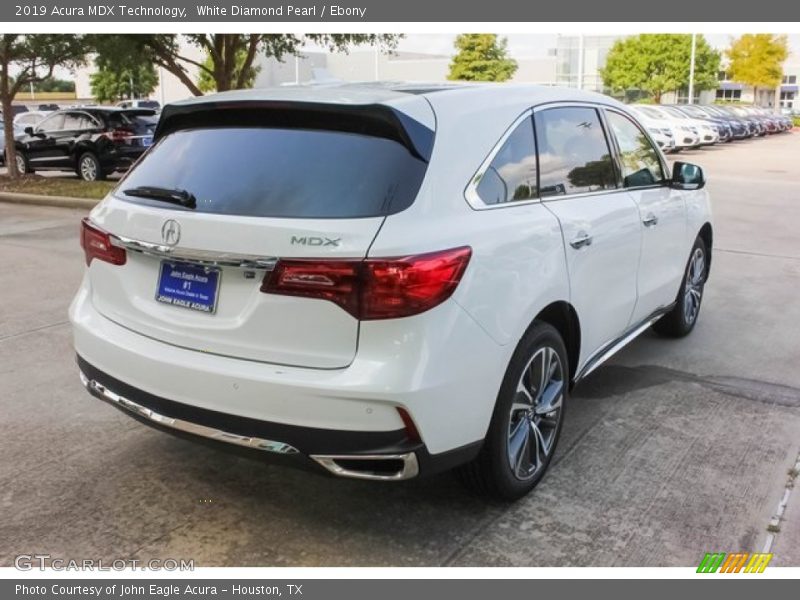 White Diamond Pearl / Ebony 2019 Acura MDX Technology