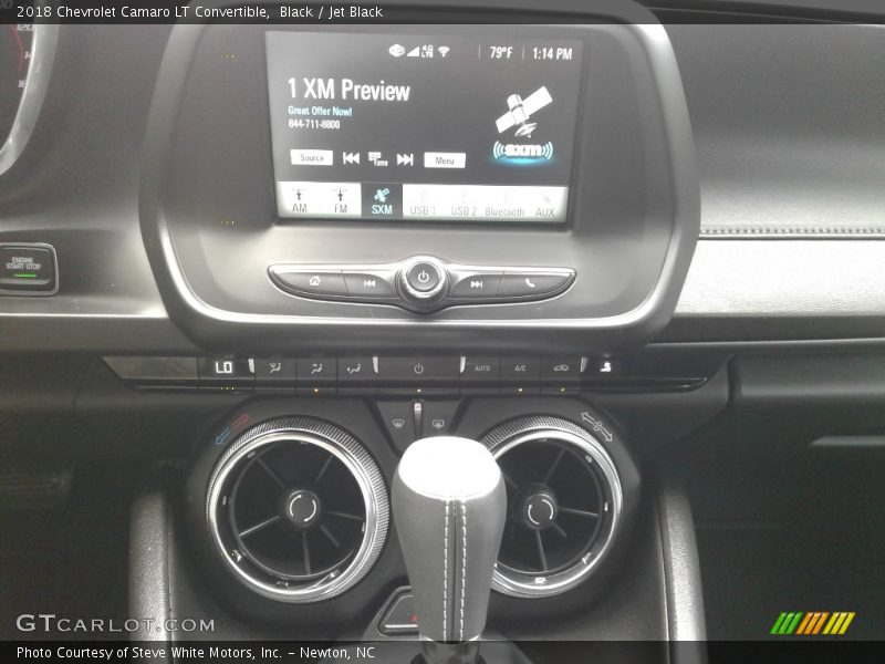 Black / Jet Black 2018 Chevrolet Camaro LT Convertible