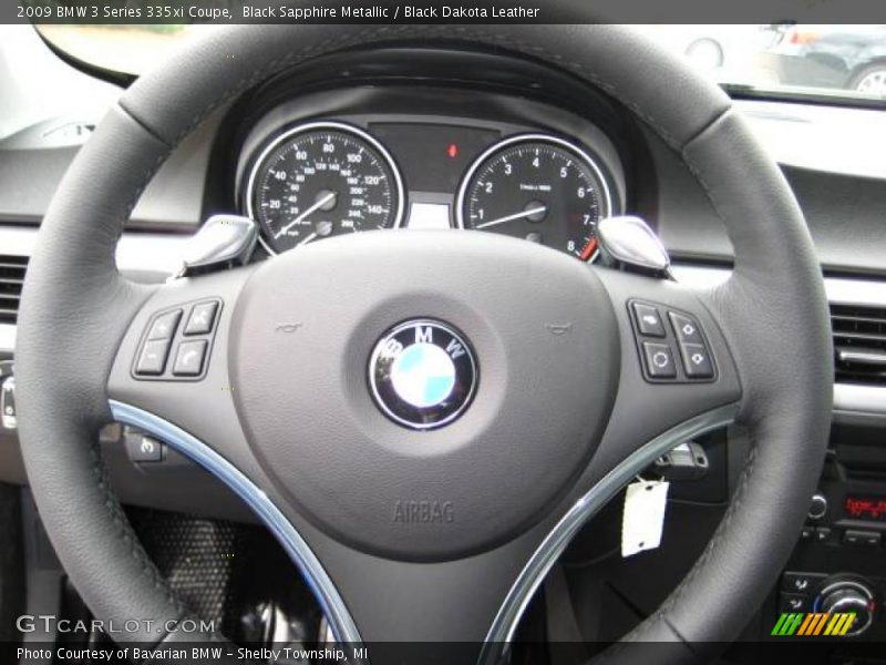 Black Sapphire Metallic / Black Dakota Leather 2009 BMW 3 Series 335xi Coupe