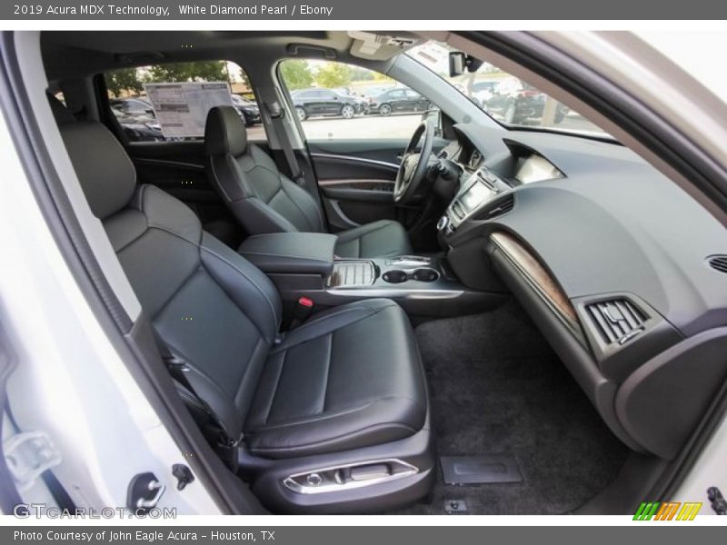 Front Seat of 2019 MDX Technology