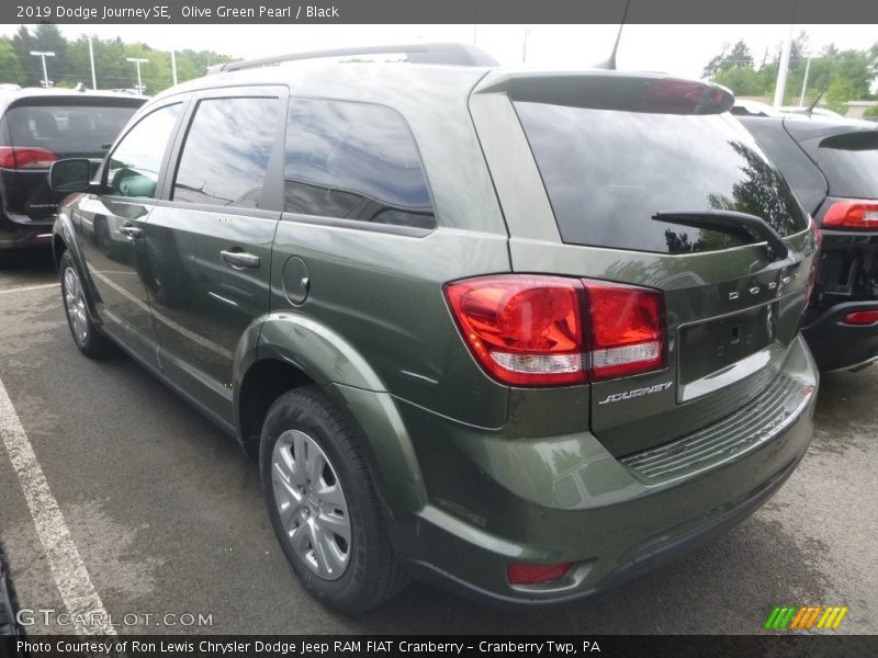 Olive Green Pearl / Black 2019 Dodge Journey SE