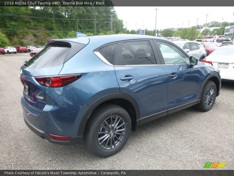 Eternal Blue Mica / Black 2019 Mazda CX-5 Touring AWD