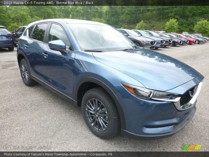 Eternal Blue Mica / Black 2019 Mazda CX-5 Touring AWD