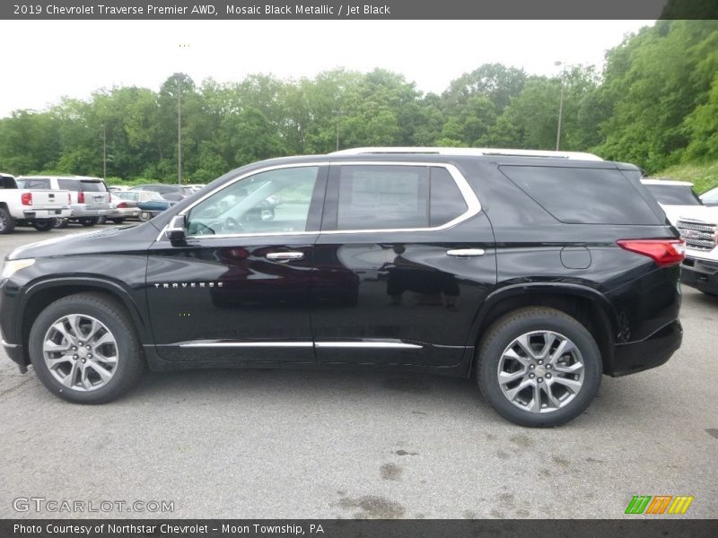 Mosaic Black Metallic / Jet Black 2019 Chevrolet Traverse Premier AWD