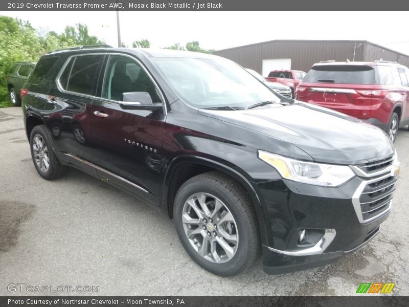 Mosaic Black Metallic / Jet Black 2019 Chevrolet Traverse Premier AWD