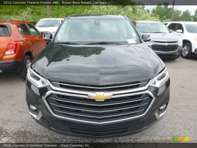 Mosaic Black Metallic / Jet Black 2019 Chevrolet Traverse Premier AWD