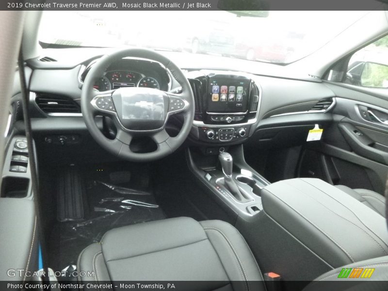 Mosaic Black Metallic / Jet Black 2019 Chevrolet Traverse Premier AWD