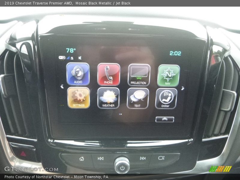 Mosaic Black Metallic / Jet Black 2019 Chevrolet Traverse Premier AWD