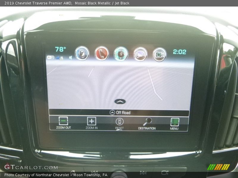 Mosaic Black Metallic / Jet Black 2019 Chevrolet Traverse Premier AWD