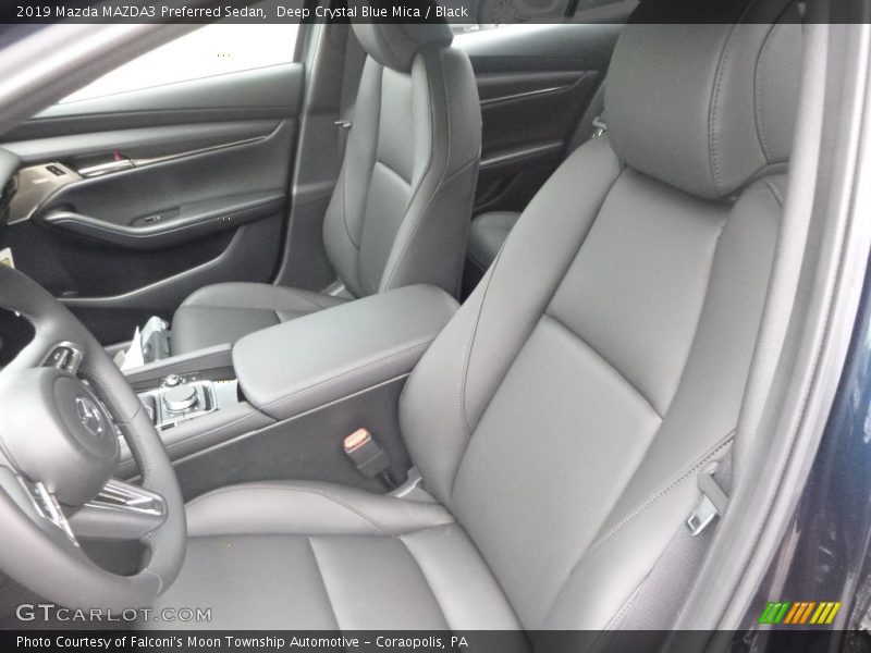 Deep Crystal Blue Mica / Black 2019 Mazda MAZDA3 Preferred Sedan