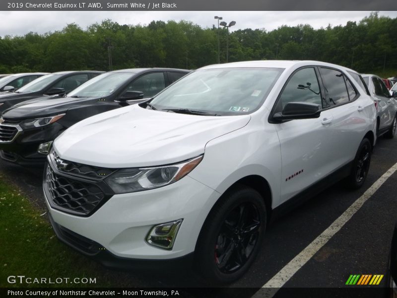Summit White / Jet Black 2019 Chevrolet Equinox LT AWD