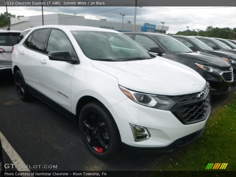 Summit White / Jet Black 2019 Chevrolet Equinox LT AWD