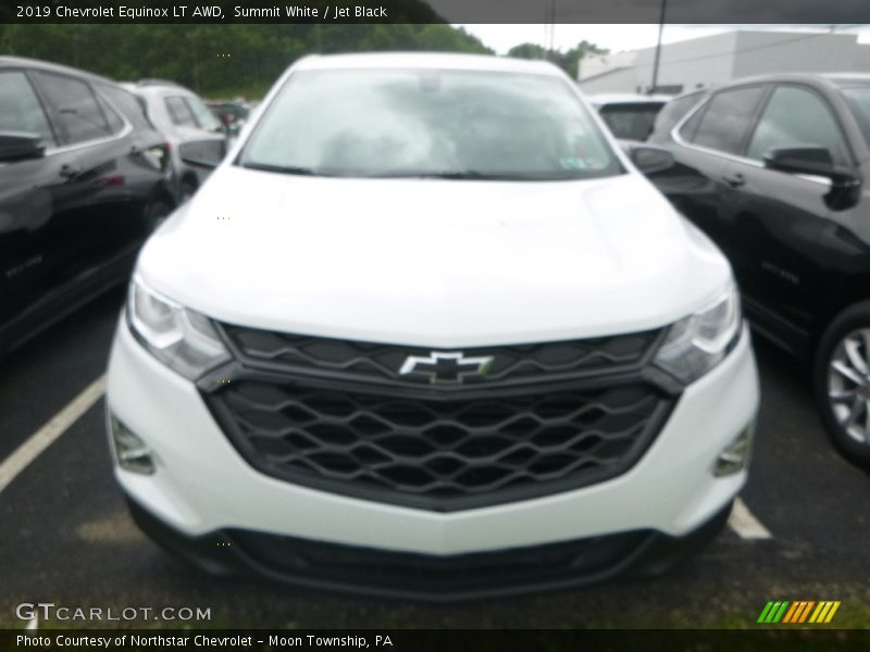 Summit White / Jet Black 2019 Chevrolet Equinox LT AWD