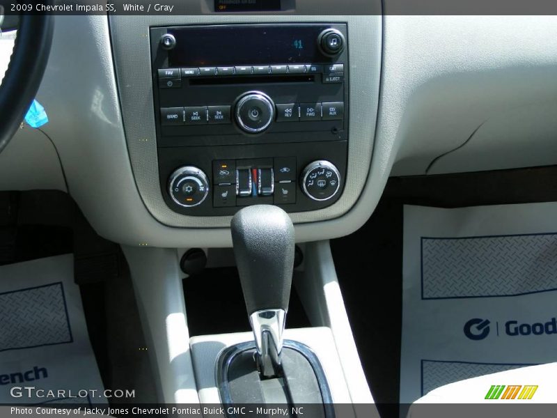 White / Gray 2009 Chevrolet Impala SS