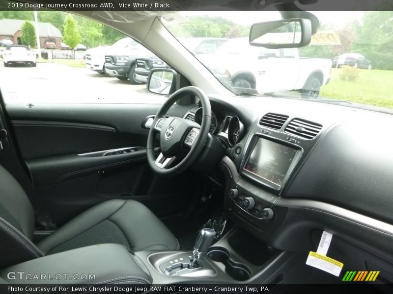 Vice White / Black 2019 Dodge Journey Crossroad AWD
