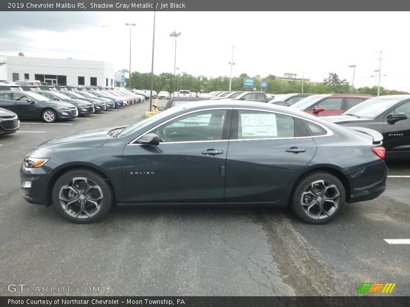 Shadow Gray Metallic / Jet Black 2019 Chevrolet Malibu RS