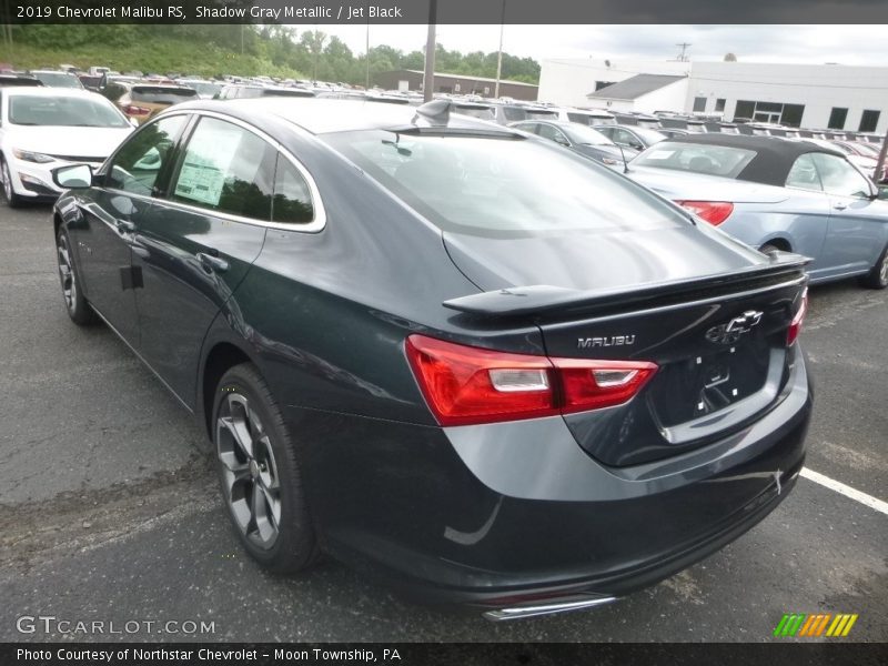 Shadow Gray Metallic / Jet Black 2019 Chevrolet Malibu RS