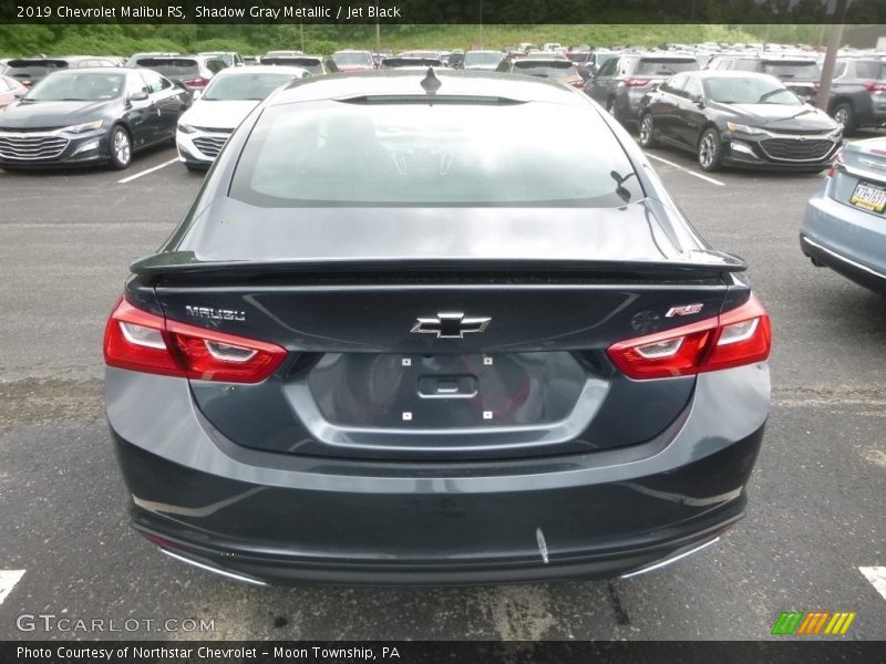 Shadow Gray Metallic / Jet Black 2019 Chevrolet Malibu RS